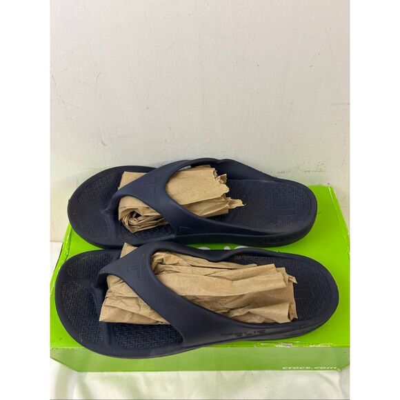 Telic Navy xl W12 M11 Arch Support Recovery Shoes energy Flip Flop - Picture 5 of 5